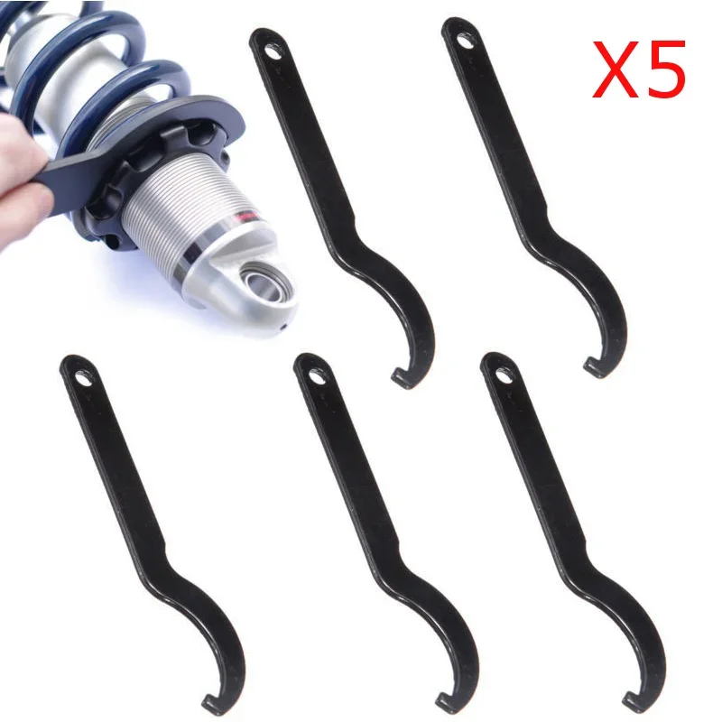 TDPRO 5pcs  Motorcycle Shock Absorber Suspension Tools C Spanner Wrench Hand Tool Hook For Honda Yamaha Suzuki Motorcycls