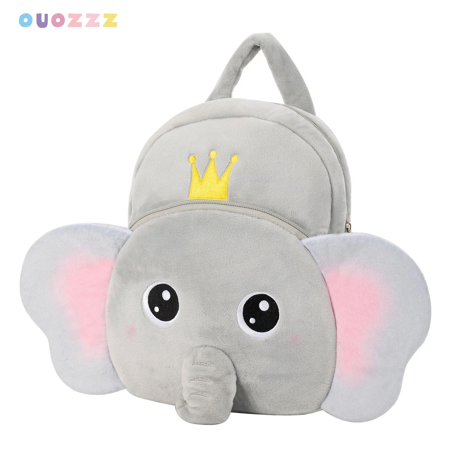 OUOZZZ Toddler Plush Backpacks with Adjustable Strap Cute Elephant Backpack Kids School Bag Mini Travel Backpack 11\