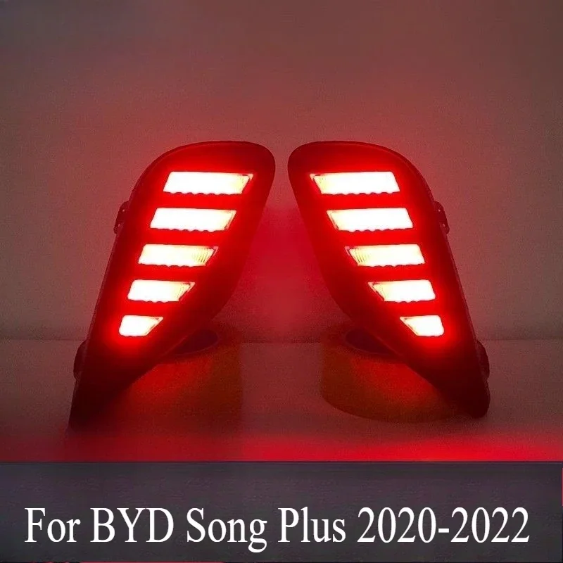 

Rear Bar Light Modified Rear Bar Tail Light Modified LED Running Water Tail Light For BYD Song Plus 2020-2022 Brake Accessories