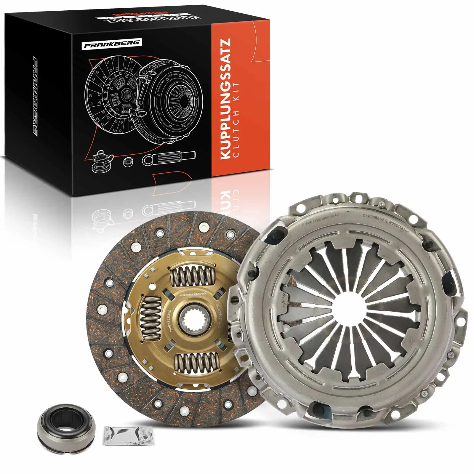 Frankberg 1x Koppelingsset voor Citroën C3 I II Pluriel Nemo Box Kombi Peugeot 1007 206 Hatchback Saloon 2051.Z8