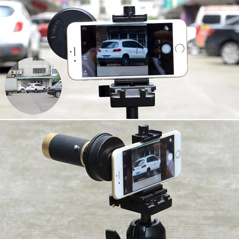 Monocular Telescope Universal Holder Adapter Clip Mount Bracket For Width 5.5-9cm Mobile Smart Phone Whosale&Dropship #ND
