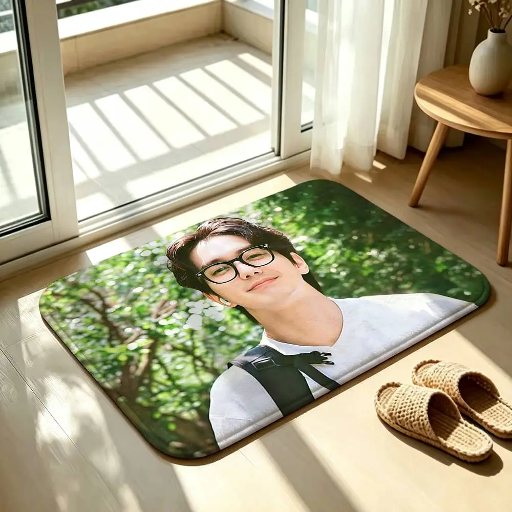 actor Y-Yoo S-Seung Ho Floor Mat Soft Non Slip for Entry Door Bathroom Indoor Home Decorative Carpet