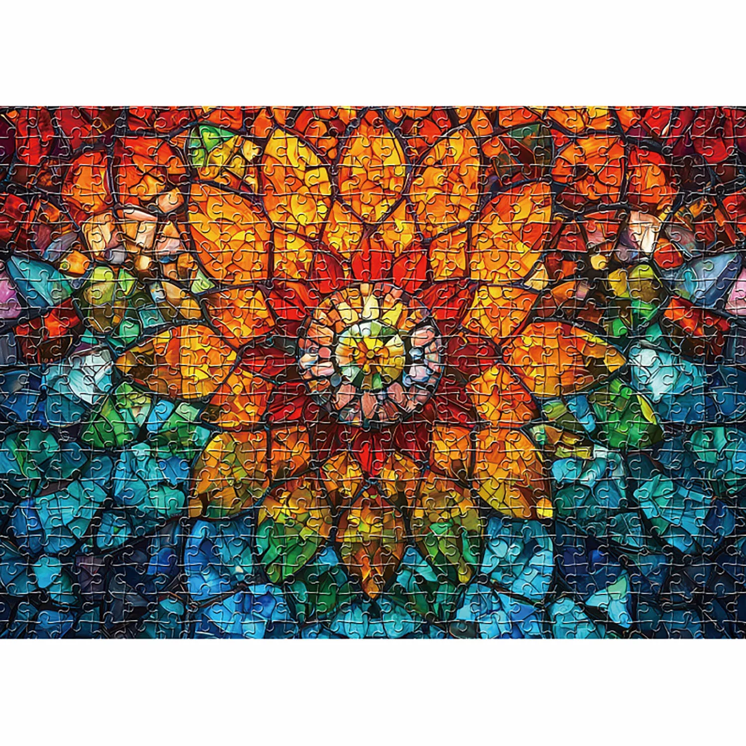 1000 Teile Blumen-Puzzles für Erwachsene, Heimdekoration, Spiele, Familienspaß, Bodenpuzzles, Lernspielzeug für Kinder