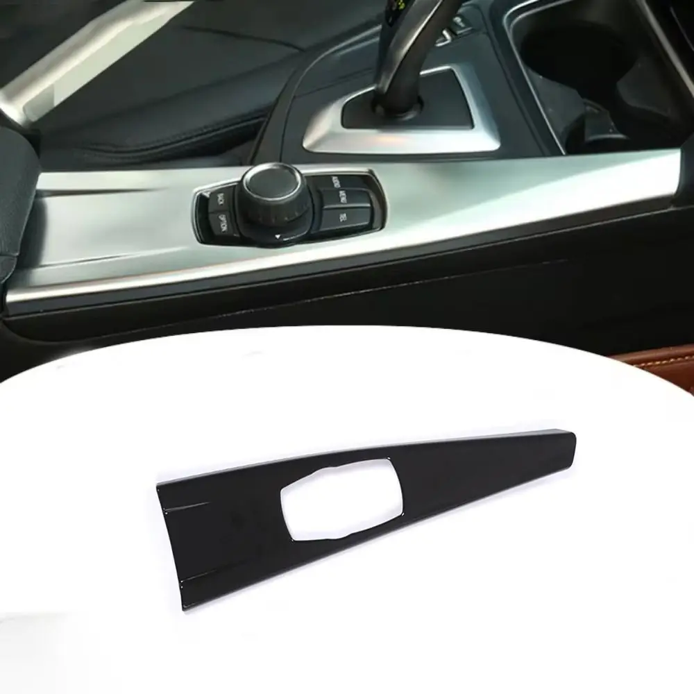 Carbon Fiber Multimedia Panel Cover Dust-proof Anti-scratch Gear Shift Panel Sticker for For BMW 3 4 Series 3GT 320i 2013-2019