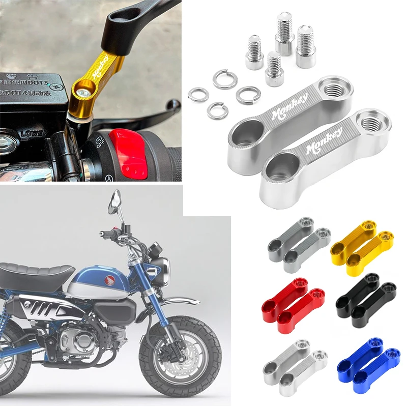 

Аксессуары для мотоциклов для Monkey 125 Z125 Z 125 Monkey 125, удлинитель зеркал заднего вида, удлинитель, адаптер 2018-2023