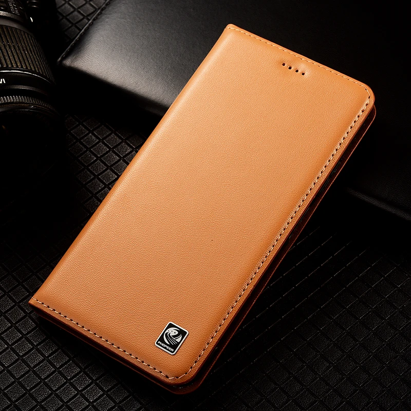 حافظة جلدية أصلية لهاتف ZTE Redmagic 5G 6 6S 7 7S 8 8S 9 9S 10 5S Pro Plus Air Nappa نمط محفظة قلابة حافظة جلد البقر