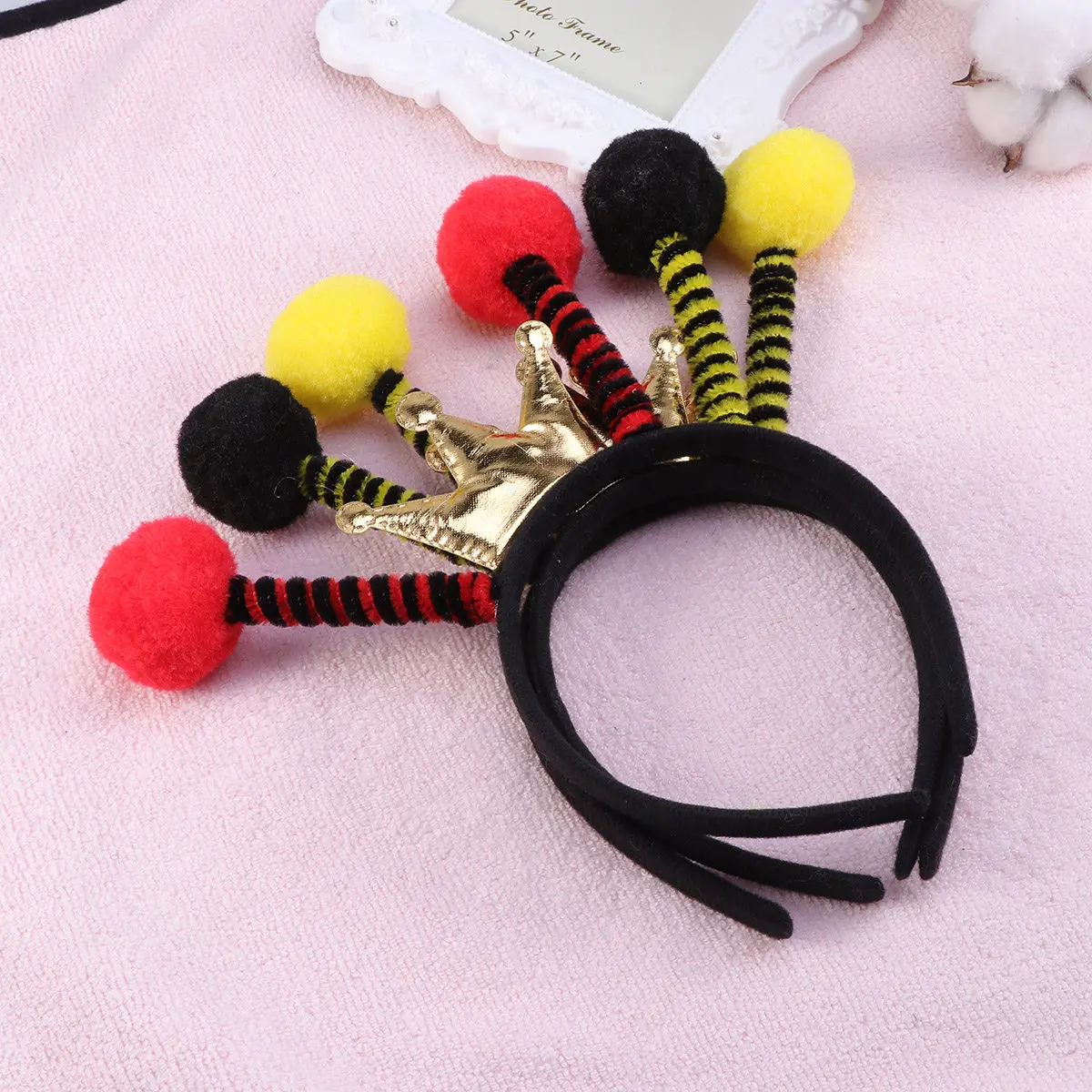 

3Pcs Cute Bee Ant Ladybug Fly Insect Antenna Headband Elastic Dress Party Favor Halloween Gift Bee Ant Fly Ladybug Headband
