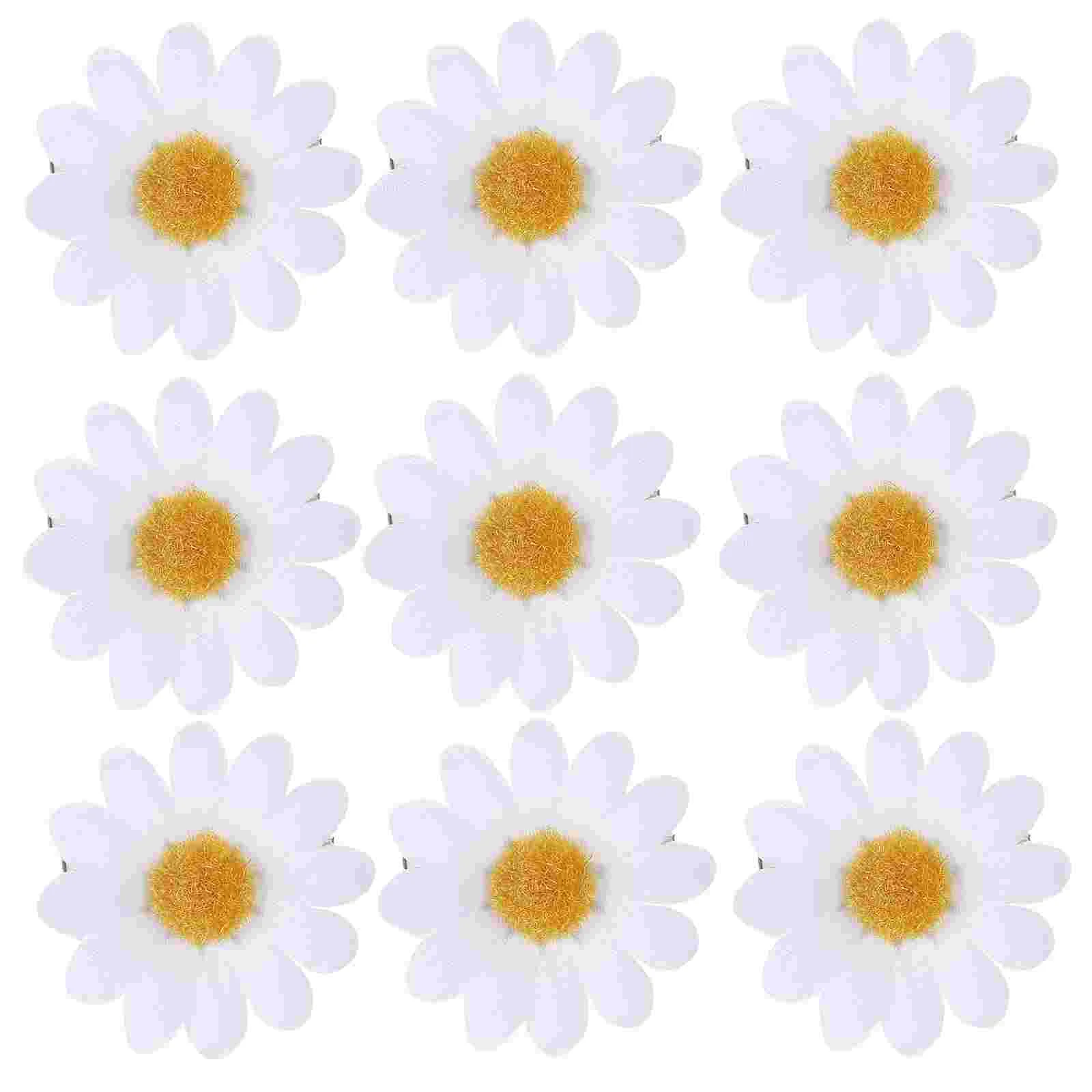 12 Pcs Hair Women Barrettes Pin Girls Pins Clip Daisy Clips Toddler Accessories