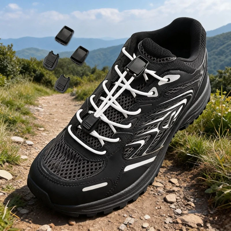 Elastische Schnürsenkel ohne Binden, runde Schnürsenkel für Sneaker und Tennis, Unisex, für Erwachsene und Kinder, Schuhzubehör