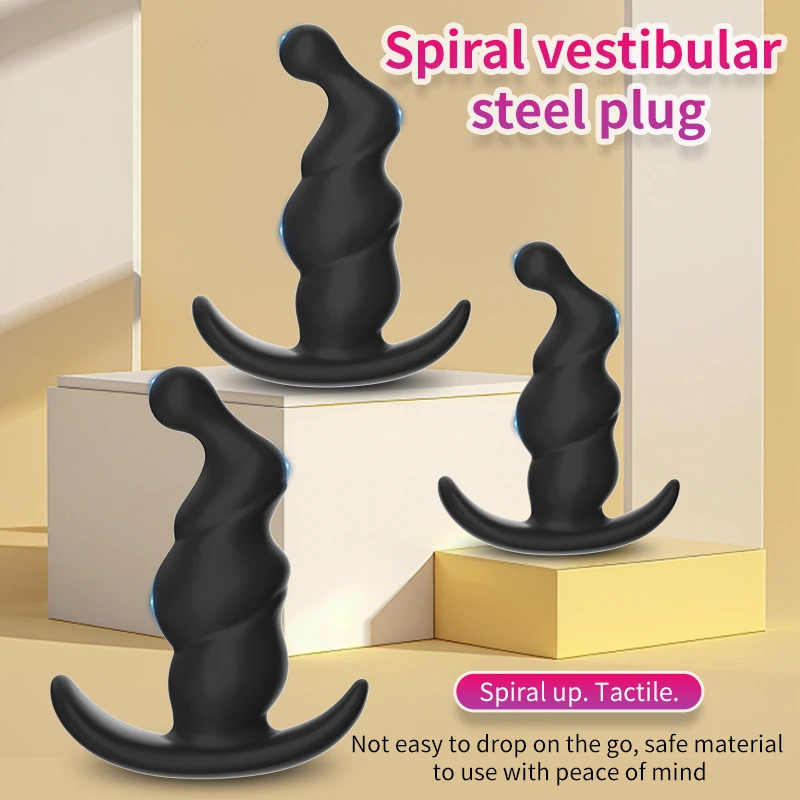 Consolador con cuentas de tapón Anal con rosca, dilatador de entrenador Anal, estimulador del punto G, tapón Anal, masajeador de próstata, Juguetes sexuales para mujeres y hombres Gay
