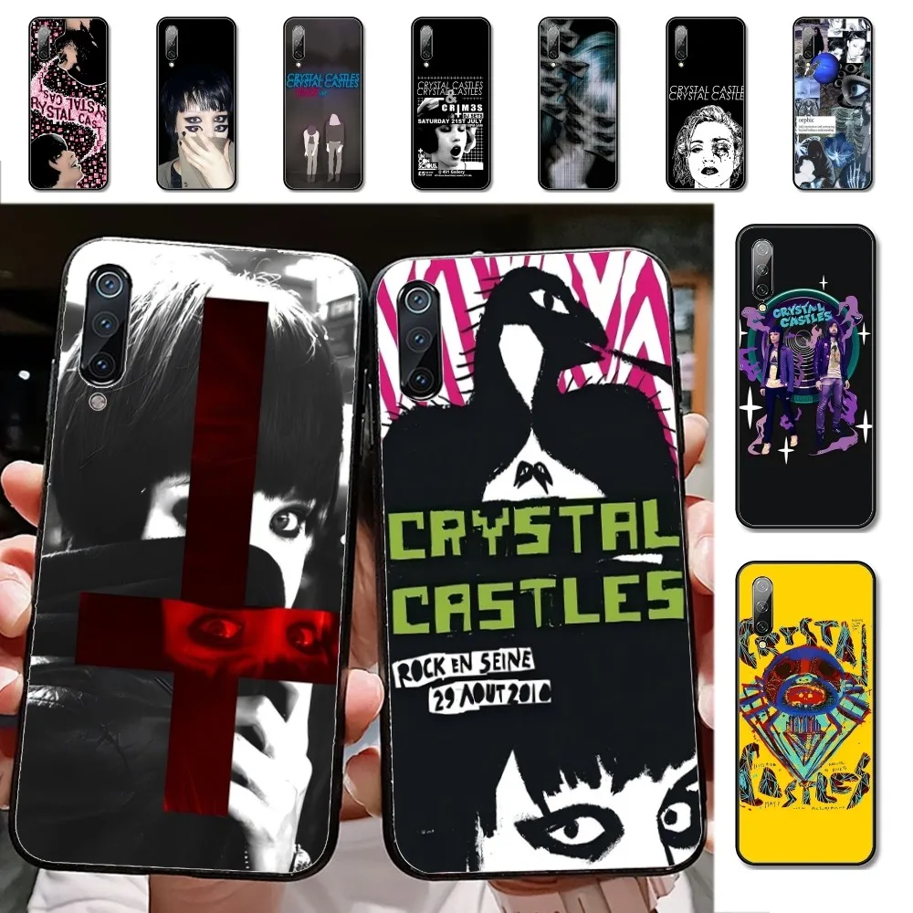 C-Crystal Castles Band Phone Case For Xiaomi Mi 5X 8 9 10 11 12 lite pro 10T PocoX3pro PocoM3 Note 10 pro lite