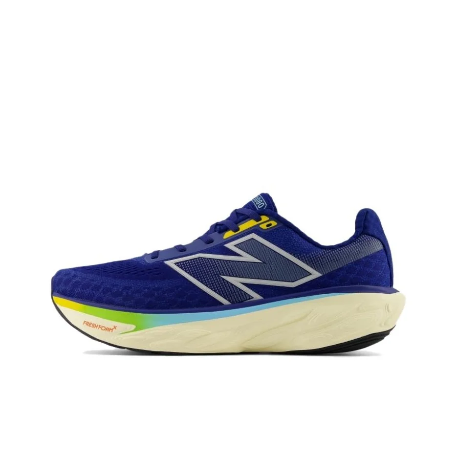 New Balance Fresh Foam X 1080 V14 Mesh Breathable Low top Casual Running Shoes Men's Dark Blue M1080N14
