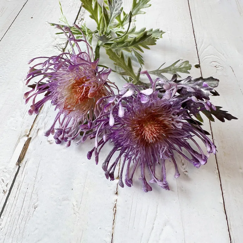 Künstliche Blumen, neue große Spinne, Chrysantheme für Zuhause, Hochzeit, Dekoration, gefälschte Chrysantheme, Tischvase, Weihnachten, Outdoor, Blumen – Detail 7
