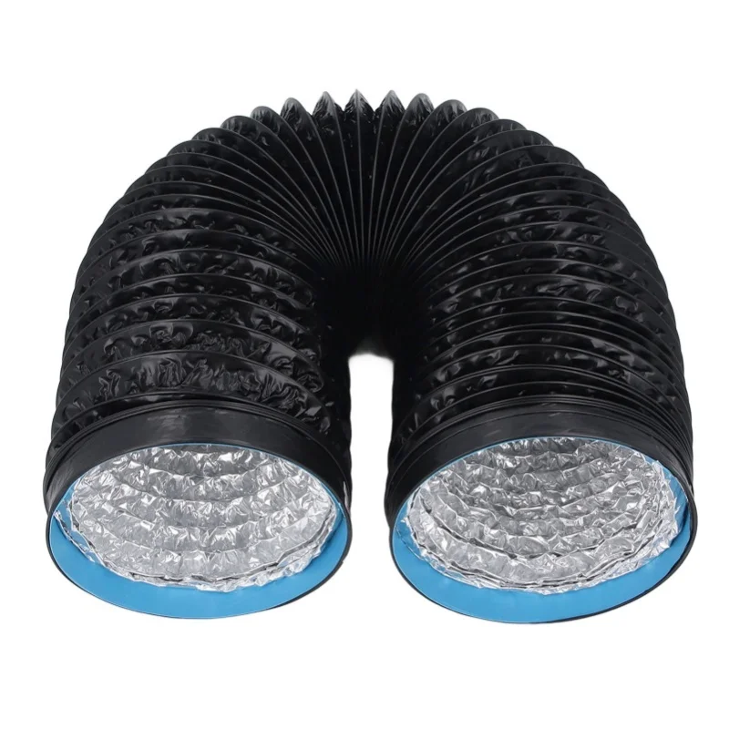 

7-дюймовый выхлопной шланг для сушилки, утолщенная алюминиевая фольга из ПВХ, 6,56 футов, гибкие изолированные воздуховоды для кухонь, теплиц