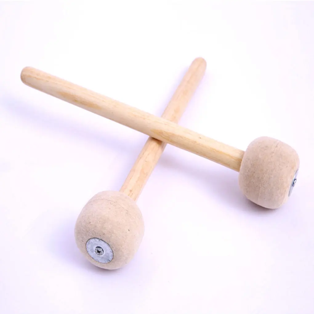 

2pack/lot Drum Sticks Mallet Comfortable Smooth Feel Wooden Drumstick Made Of Wooden For More