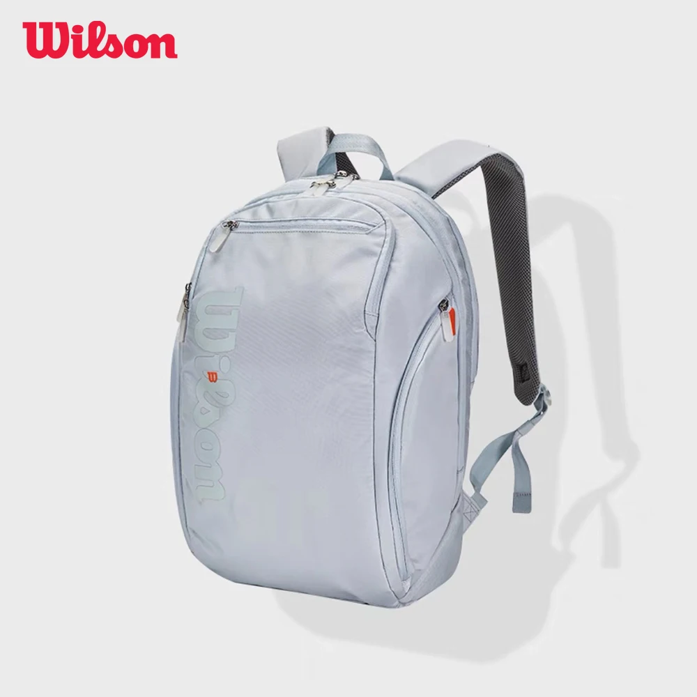 Wilson 2024 Shift Super Tour Mochila de tênis Bolsa de raquete de alto nível 2 peças Mochila de raquete com bolso cinza NWT WR 8030001001