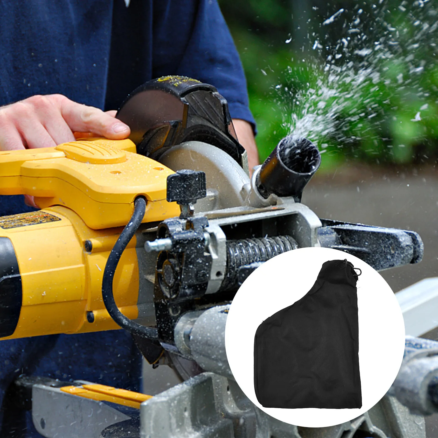 Пылезащитная крышка, мешок для выпускного отверстия золы для 255 торцовочной пилы, 10 дюймов, алюминиевая пила 55, аксессуары для алюминиевых пильных машин