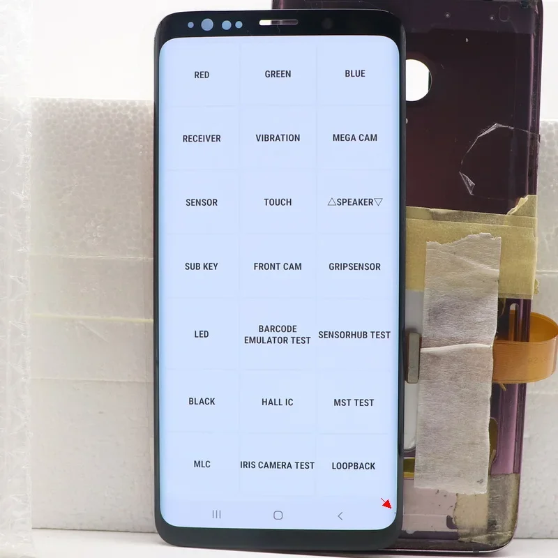 Imagem -06 - Amoled-lcd Substituição de Exibição com Moldura Digitalizador de Tela Sensível ao Toque para Samsung Galaxy s9 G960 G960n G960f G960u G960w