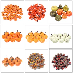 Artificial Pumpkin Happy Halloween Decoration Garden Table Decor Home Autumn Harvest Thanksgiving Props DIY Crafts