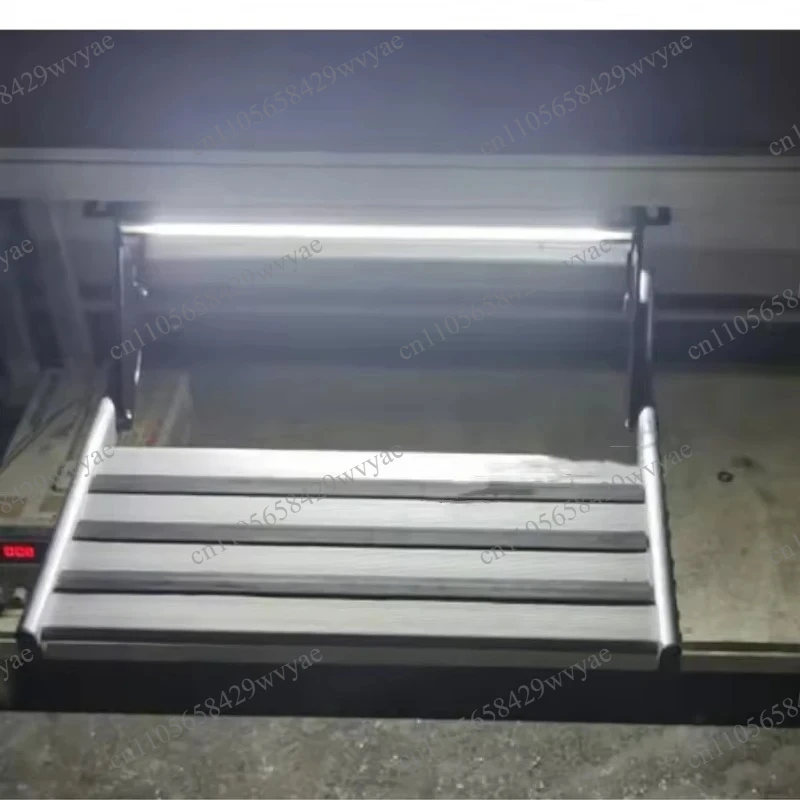 High Quality Aluminum Alloy Double-layer/single-layer with Lights RV Accessories Camping Car Trailer Folding Steps