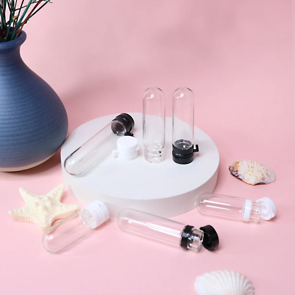 10 قطعة 2/3/5 مللي زجاجة عينة محمولة يمكن التخلص منها زجاجة مستحضرات التجميل الزجاجية ، زجاجة عطر لمبة مستديرة ، زجاجة زيت أساسي
