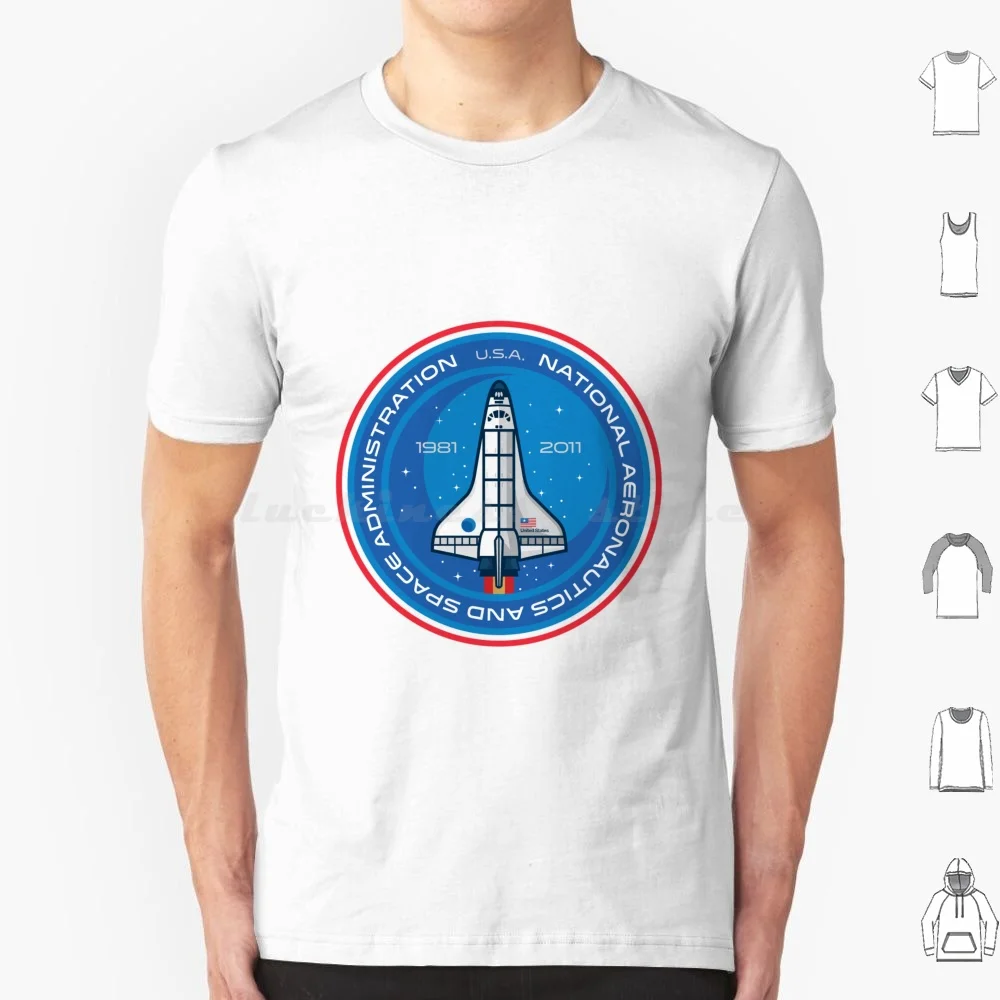 Space Shuttle Clock T Shirt Cotton Men Women Diy Print Outer