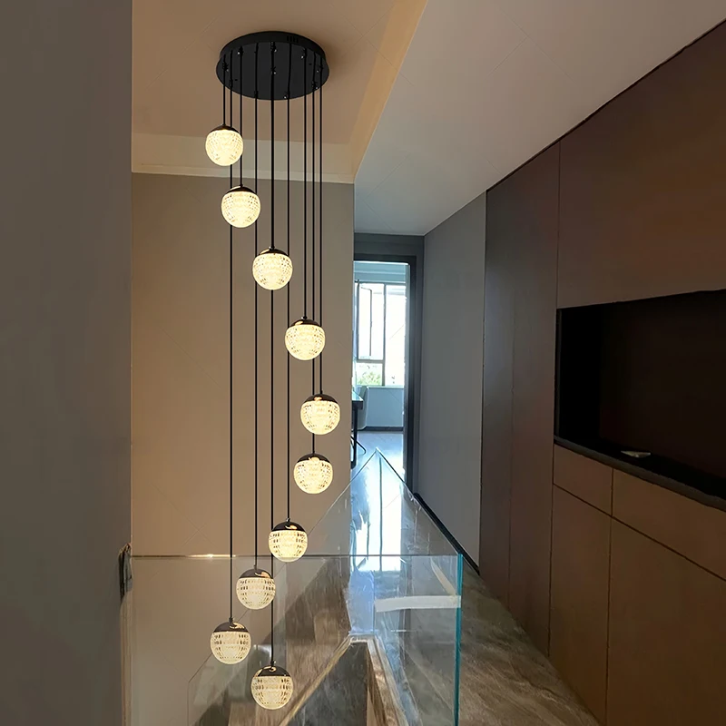Nordic home decor dining room Pendant lamp lights indoor lighting stair lamp hanging light chandelier lamps for living room