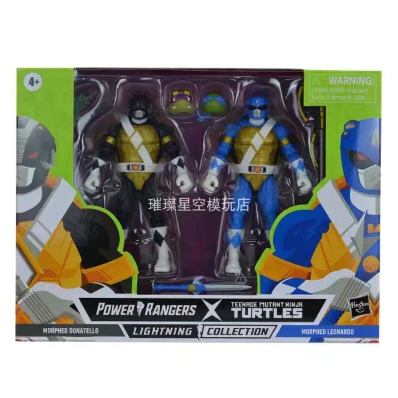New Original Hasbro POWER RANGERS Teenage Mutant Ninja Turtles LIGHTNING COLLECTION MORPHED DONATELLO / LEONARDO Action Figure - view 6