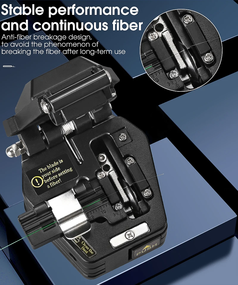 AUA-6C Mannaia per fibra FTTT SKL-6C Taglio cavi Coltello ottico Utensili Taglierina Lama da 16 superfici ad alta precisione