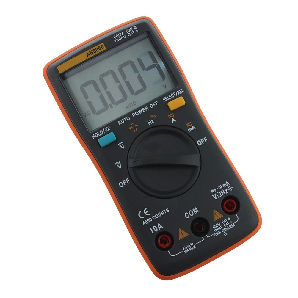 

Digital Multimeter Test Leads Alligator Clip 400mV 4V 40V 400V 600V DC AC Voltage Current Resistance Frequency Duty