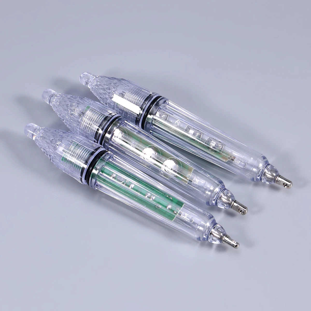 3 ชิ้นตกปลา Attractor Light Universal Lure โคมไฟน้ําลึกน้ําจืดกันน้ํา Night Light ปลา