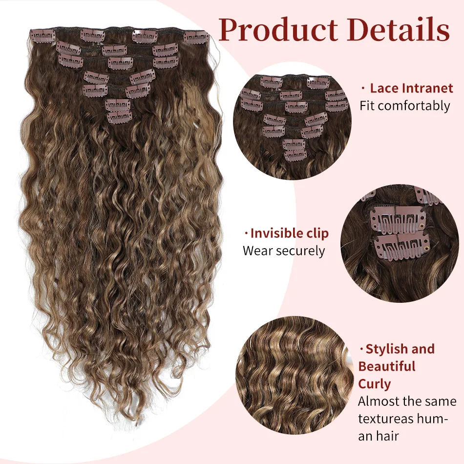 Thumbnail 2 - #82 Clip-In Human Hair Extensions Deals & Discounts
