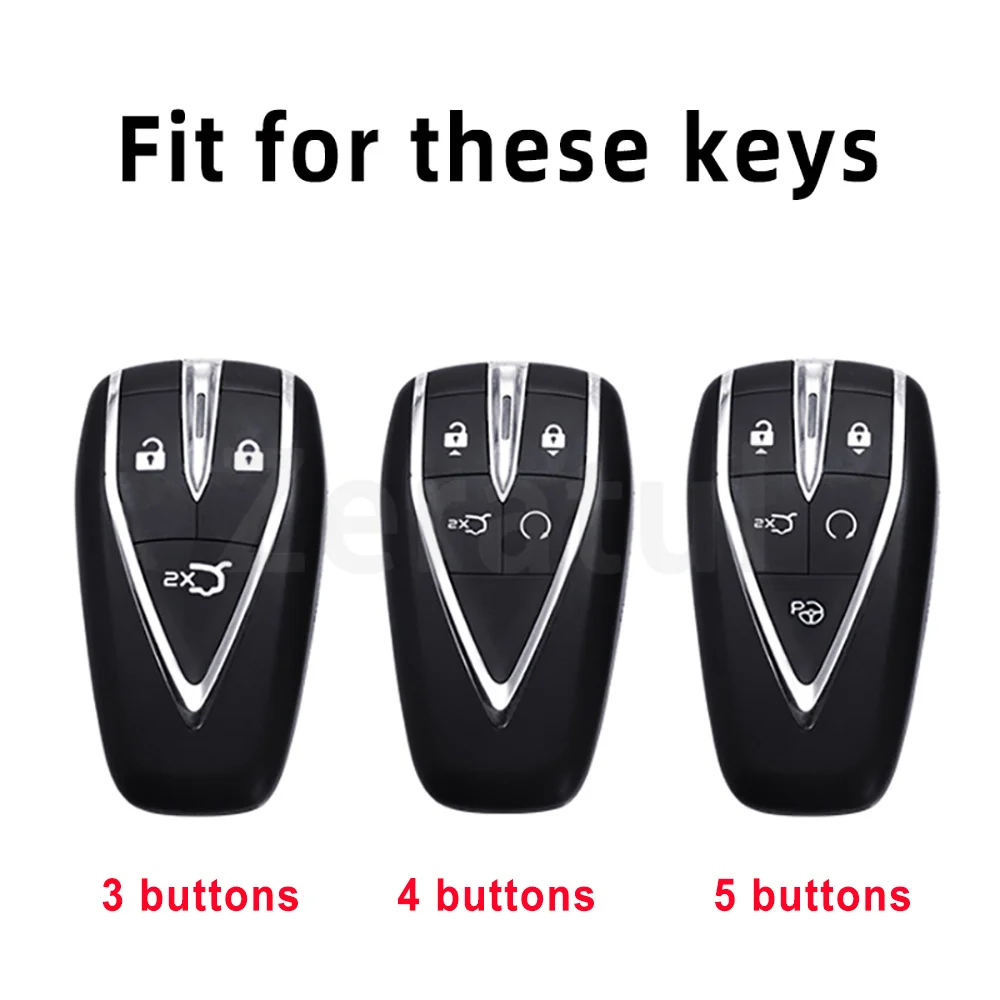 KeyChain for Changan CS55 PLUS CS75 PLUS CS35 Plus Eado UNI-T UNI K Oushang X5 X7 EV Transparent TPU Car Remote Key Cover Case