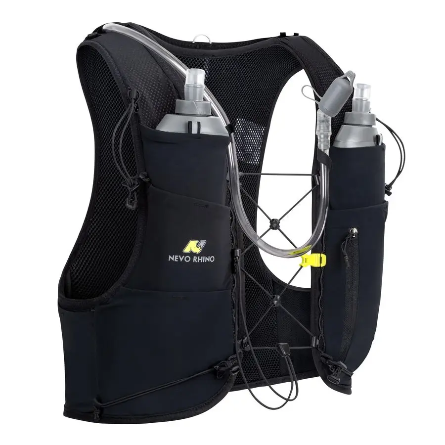 

Running Hydration Vest with 1.5L Water Bladder amp Dual 500ml Soft Flask for Men Women,Adjustable Lightweight 5L Water Backpack