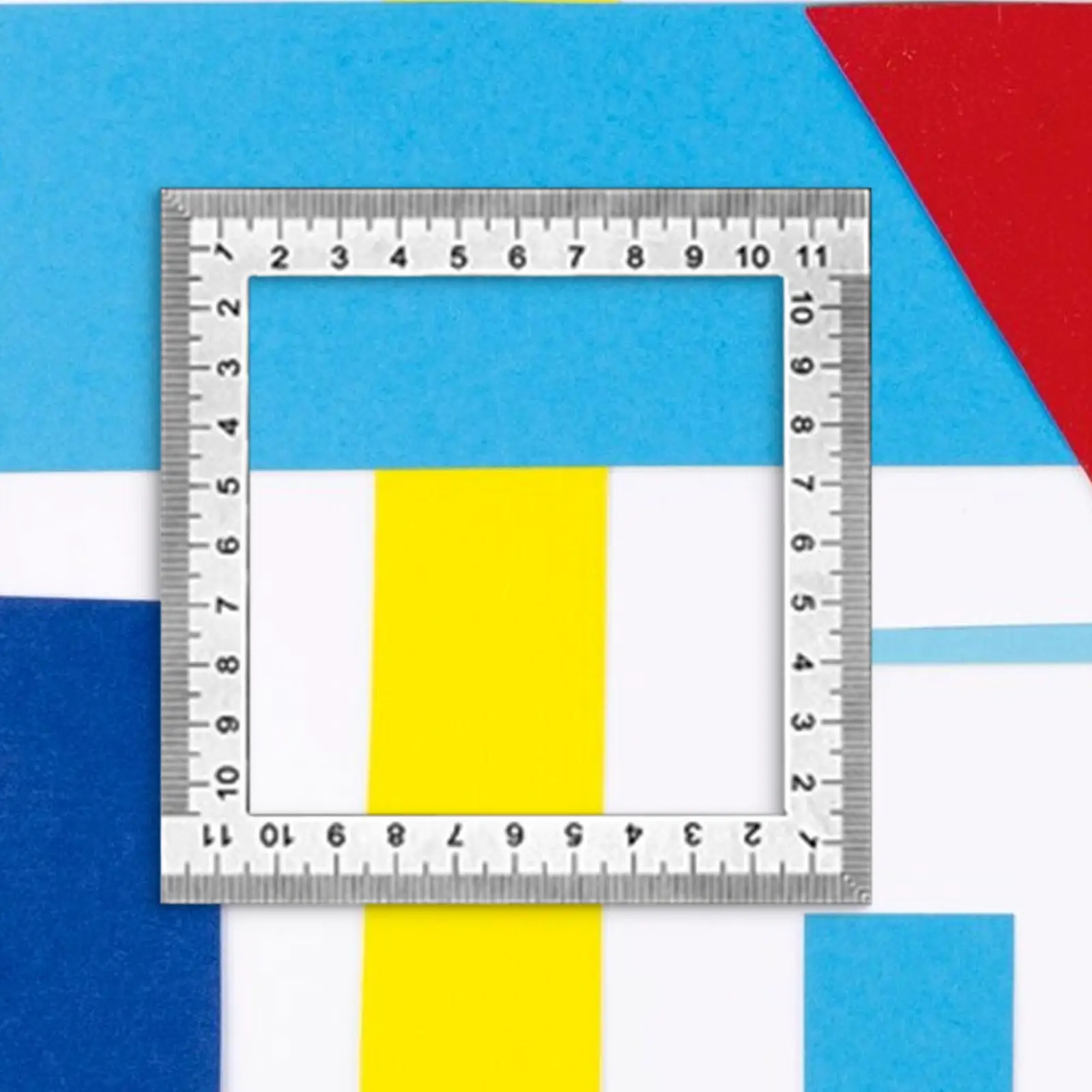 Square Ruler Drafting Ruler Professional Drafting Equipment 120mm Measurement Ruler Measuring Tool for Office Table Saw Blade