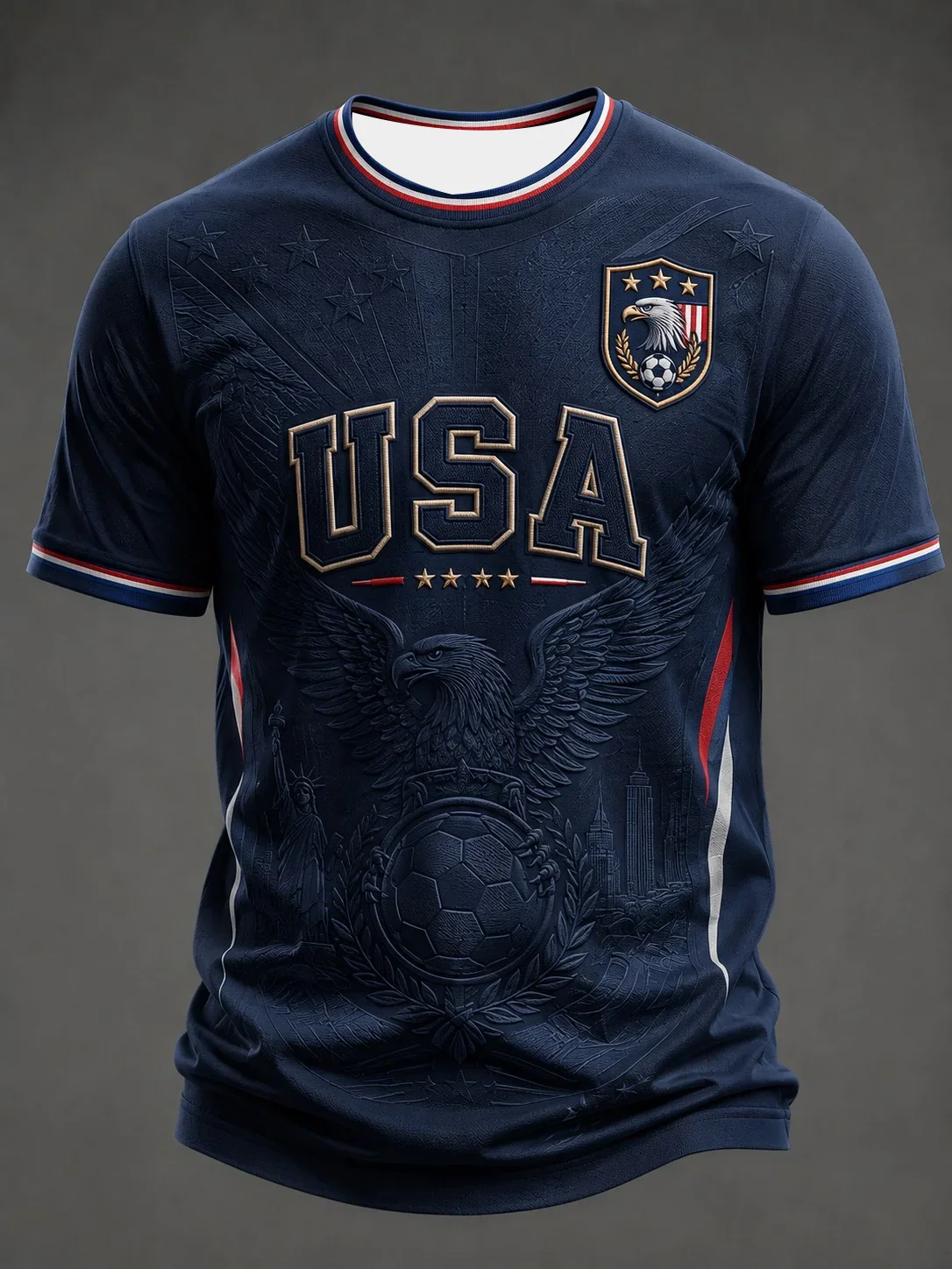 2026 Edition American Fan Football Training T-shirt - 3D Printed - Fashionable and Comfortable - Family-Personalized Clothing