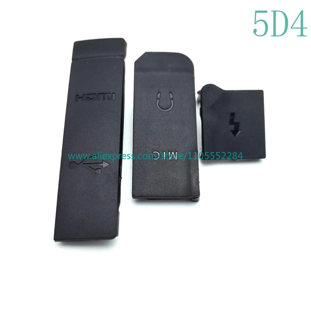 New HDMI-compatible MIC USB Rubber Cover Unit For Canon EOS 5D Mark II III IV 5D2 5D3 5D4 Camera Repair Part view 5
