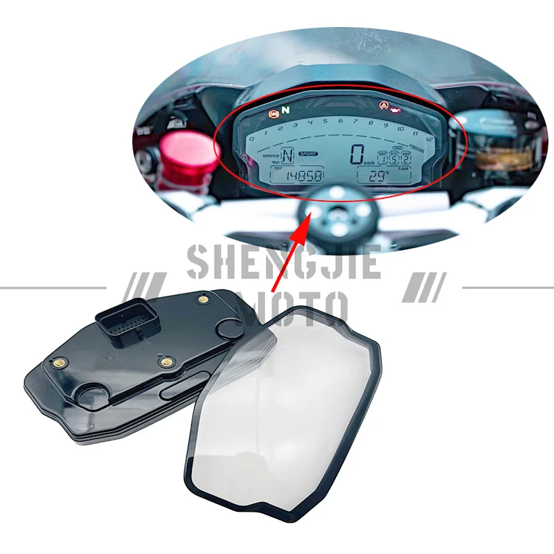 

Motorcycle Dashboard Cover Black Instrument Speedometer Case for Ducati 848 1198 Panigale 959 899 1299 1199 Panigale Accessories