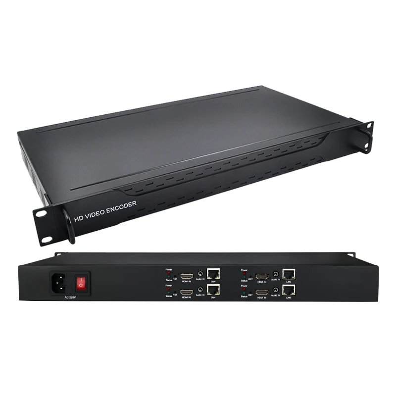 Four-channel HDMI high-definition video push live encoder