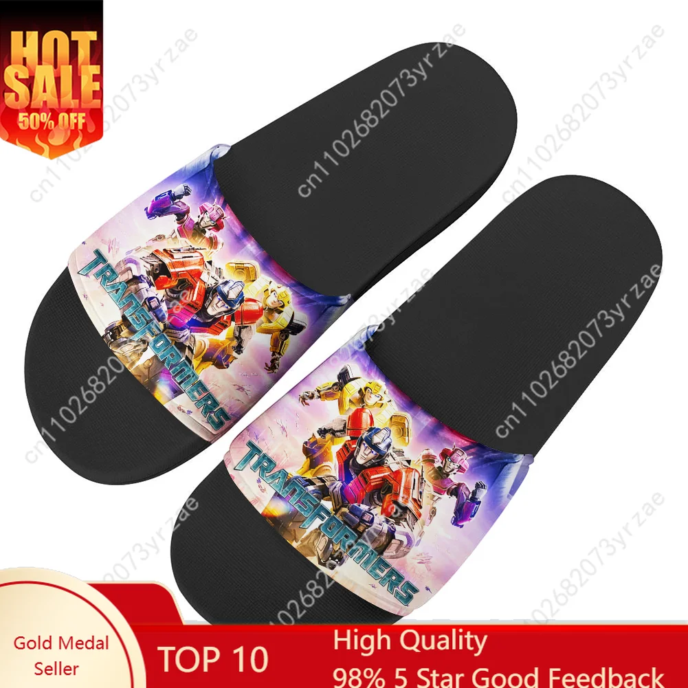 

Transformers Sandals Home Slippers Water Shoe Mens Womens Teenagers Bathroom Beach Swimming Pool Shoes Custom Slipper