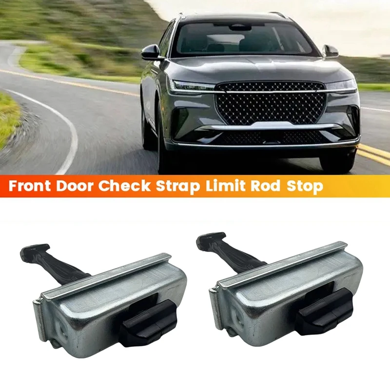 2PCS Front Door Hinged Check Strap Limit Rod Stop FA1Z-5823552-A For Ford Lincoln MKX Nautilus 2016-2023 FA1Z5823552B