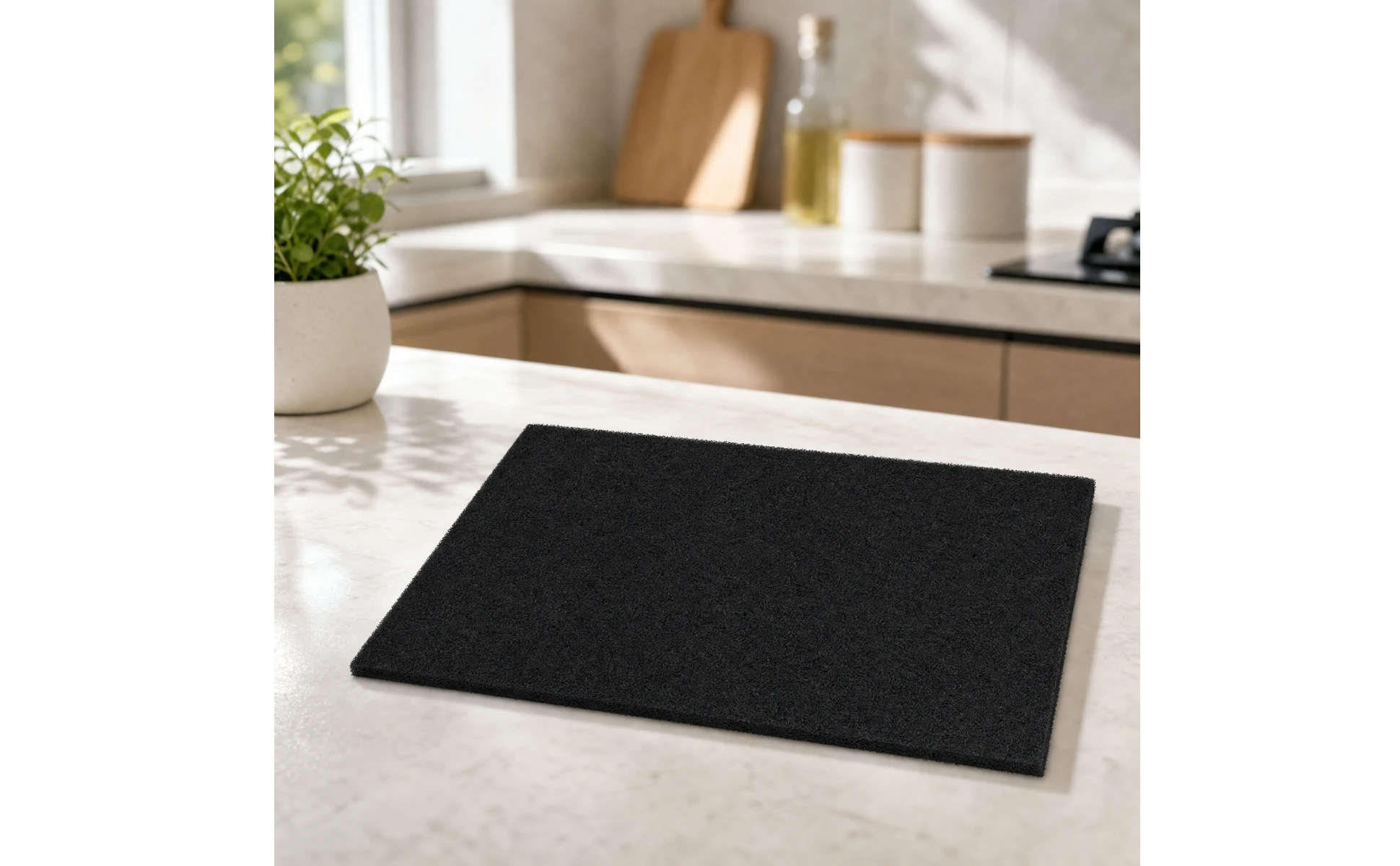 10 Pieces Activated Carbon Fiber Filter Pad Easy to Install Range Hood Replacement Filter Lightweight