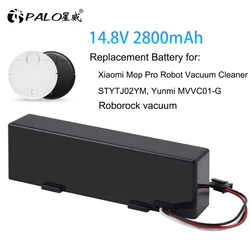 PALO 14.8V xiaomi Mop Pro Robot Vacuum Cleaner STYTJ02YM Sweeper Battery INR18650 MA1-4S1P-SC Li-ion Battery Yunmi MVVC01-G