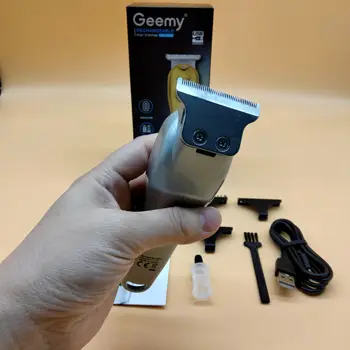 Geemy GM-6682 Holičské vybavení Profesionální akumulátorový elektrický zastřihovač vlasů Dobíjecí zastřihovače vlasů pro muže 10 nejlepší prodej zastřihovač vlasů geemy - №2