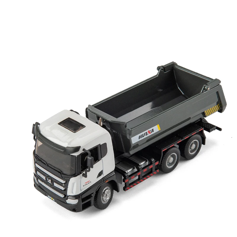 Huina 1: 50 Cars Trucks Model Engineering Vehicle Toys Simulation Alloy Loading Vehicle Construction Truck Toy Model