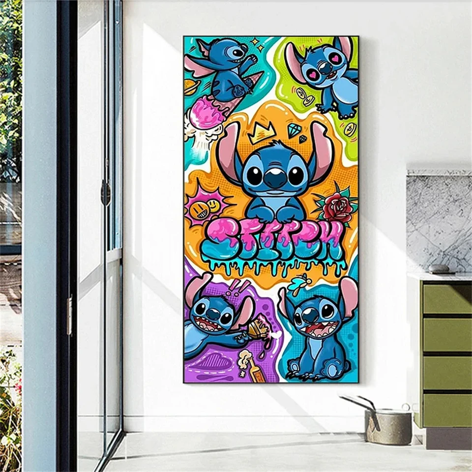 5D Disney Diamond Painting Stitch Full Diamond Mosaic Embroidery Cartoon Rhinestone Picture Wall Home Decoration Handicraft Gift