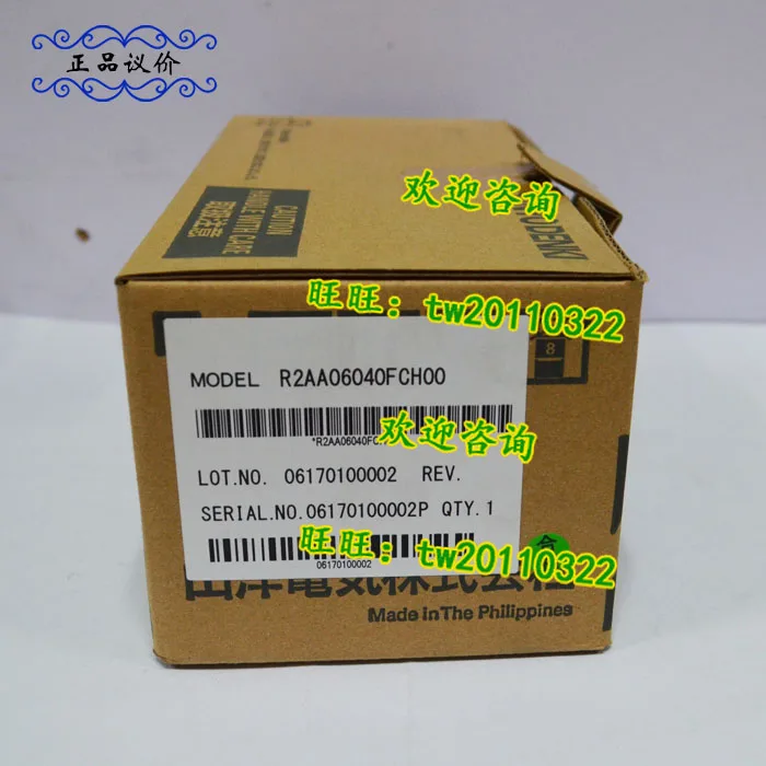 [Physical Photo] R2AA06040FCH00 Japan Sanyo Sanyo Servo Motor