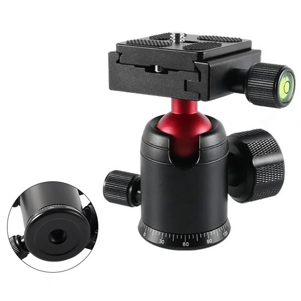 

Panoramic Spherical Head Convenient U-Shaped Groove Design Anti-slip Widely Compatible Camera Ball Head for Outdoor