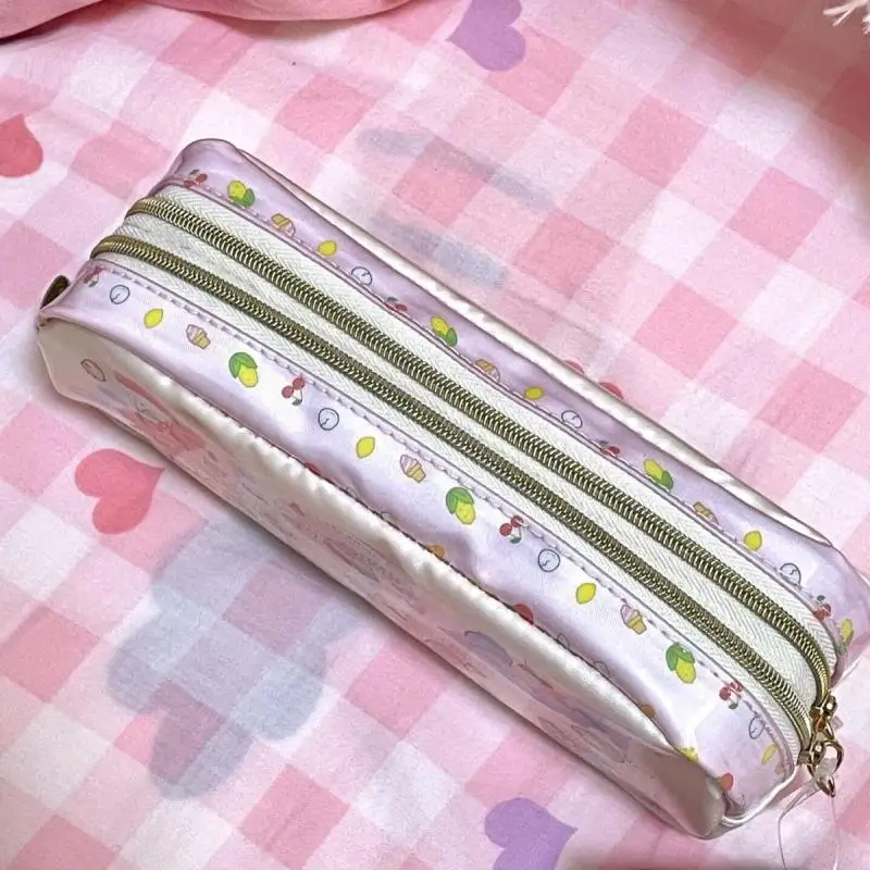 2024 New Kawaii Sumikkogurashi Pencil Case Cosmetic Bag Stationery Bag Large Capacity Student Desktop Storage Bag Gift for Girl