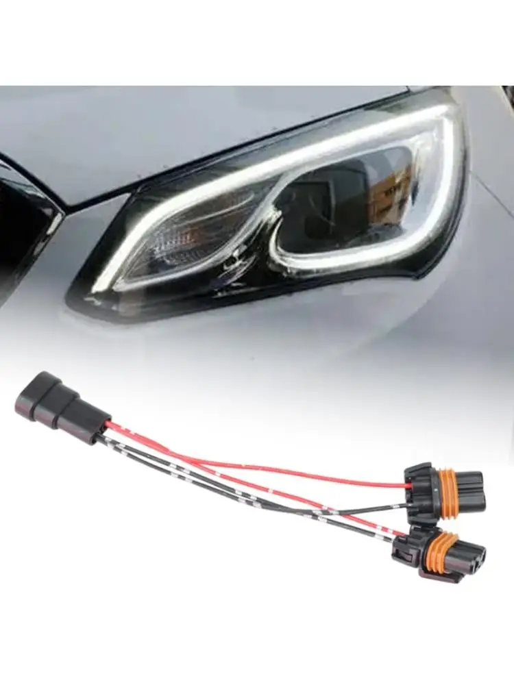 Universal 9005 9006 HB3 HB4 Female Adapter Harness Sockets Wire Connector For Headlight Performances